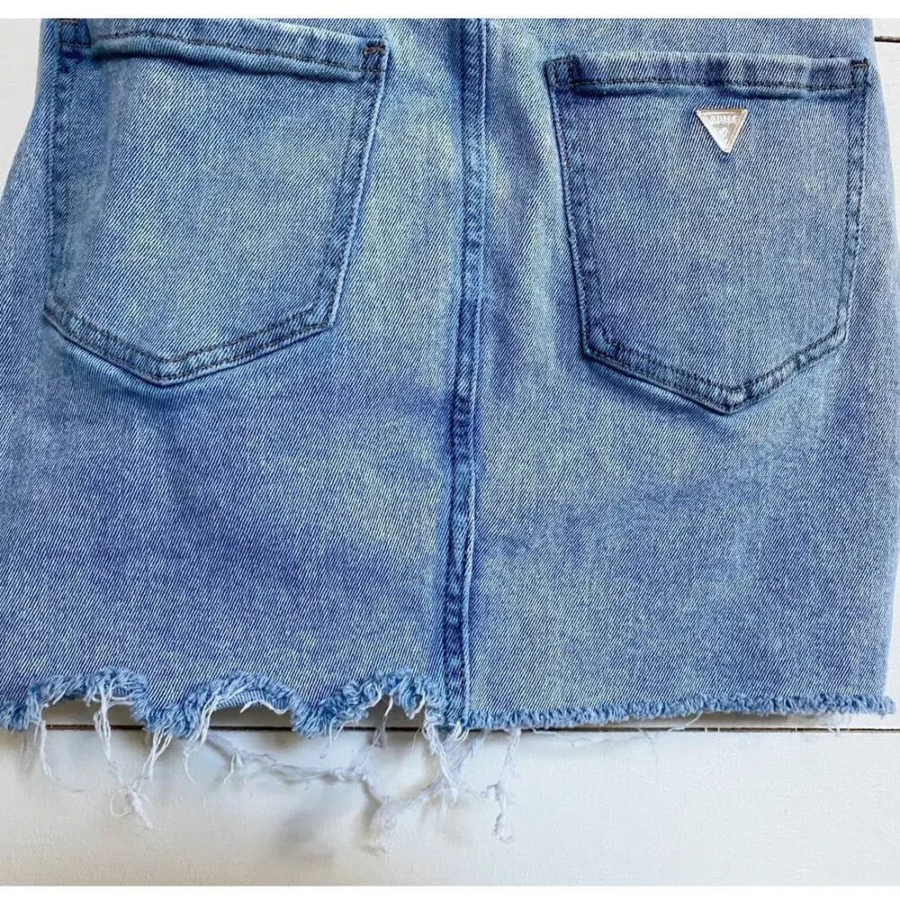 Guess Joanna's MR Mini Skirt‎ in Indigo Acid Skirt S
